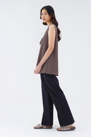 Darelyn Front Tie Longline Vest