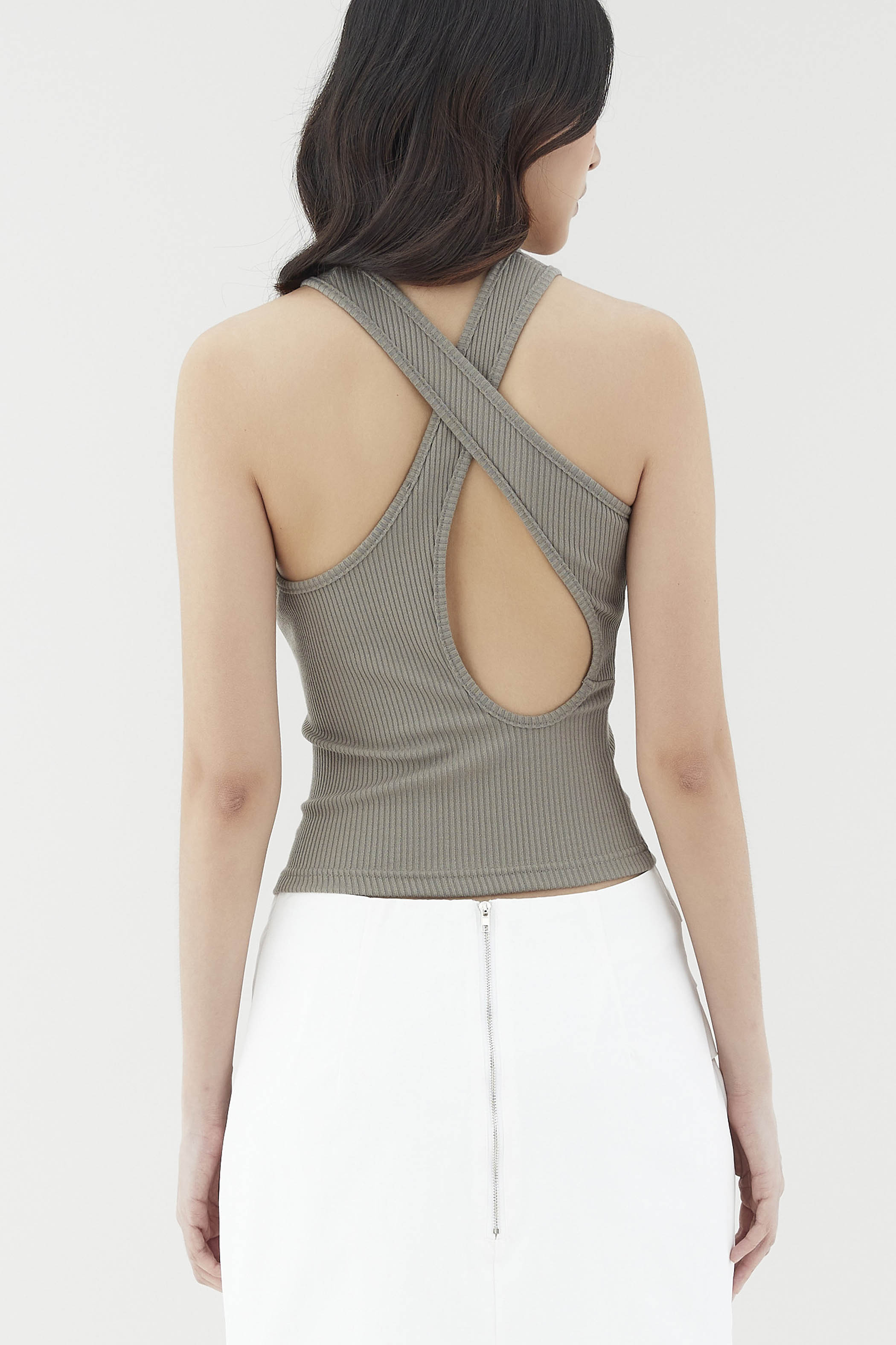 Malca Cut-Out Back Top