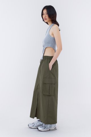 Nospire Cargo Slit Skirt