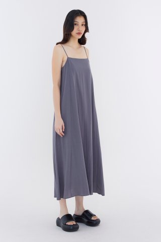 Shanelle Back-Pleat Dress