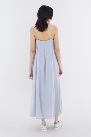 Shanelle Back-Pleat Dress