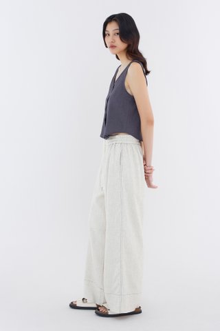 Byric Linen Wide Leg Pants