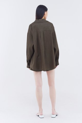 Malitta Linen Oversized Shirt