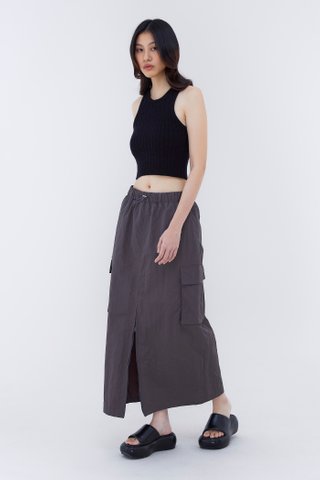 Nospire Cargo Slit Skirt