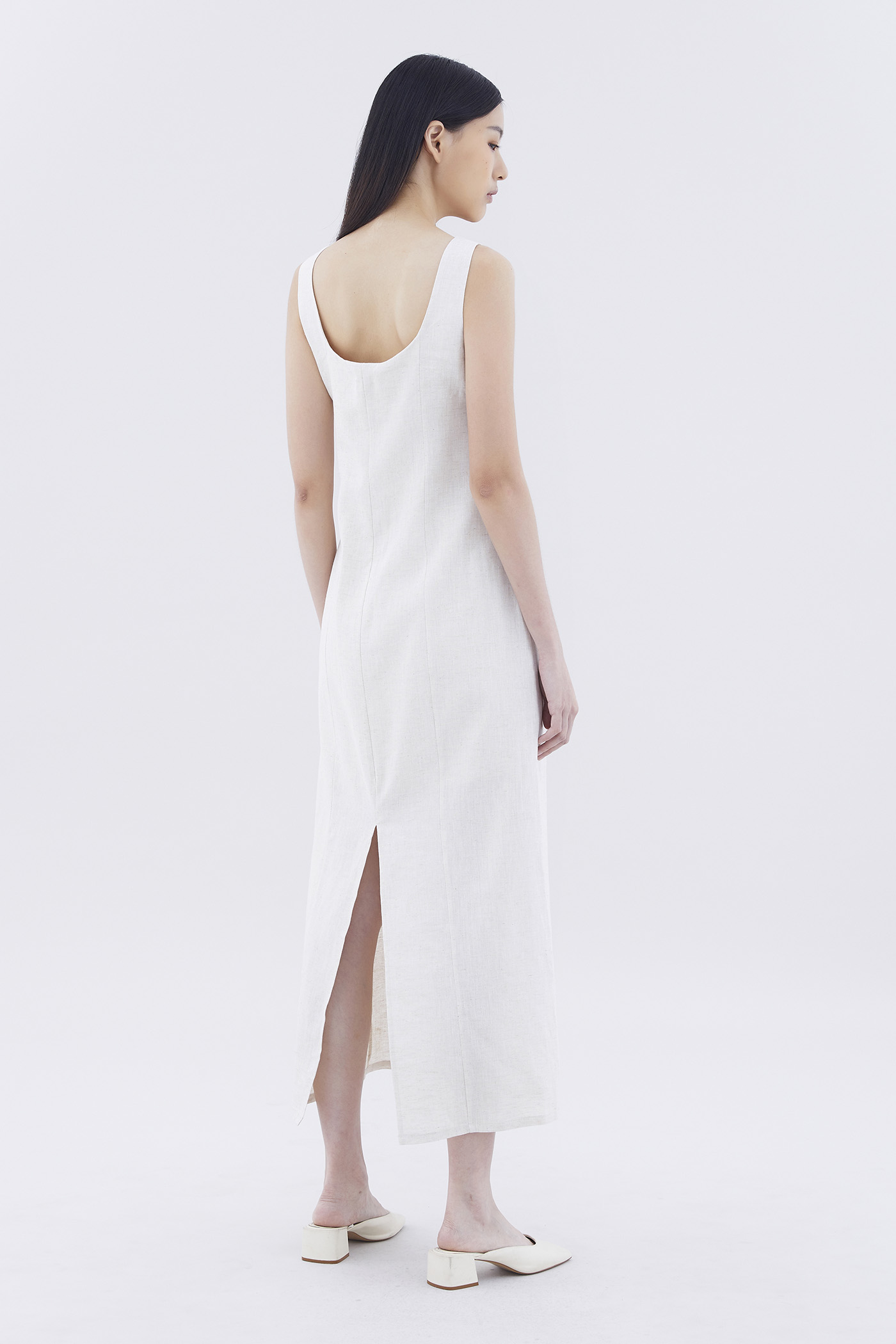 Rocio Linen Tie-Front Dress