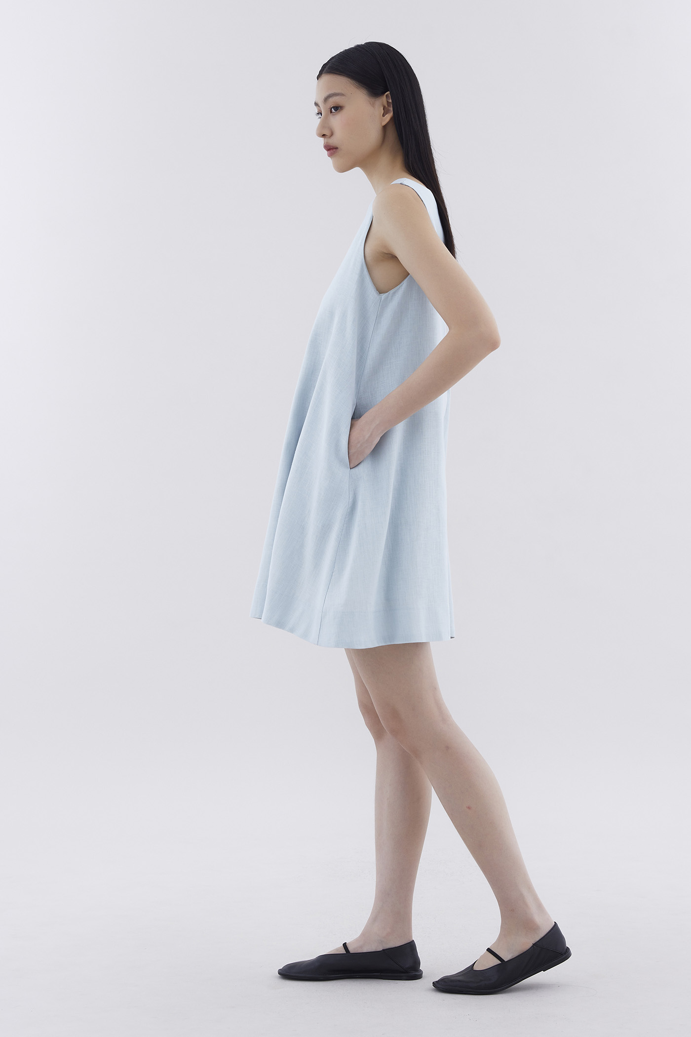 Myrah Linen Shift Dress