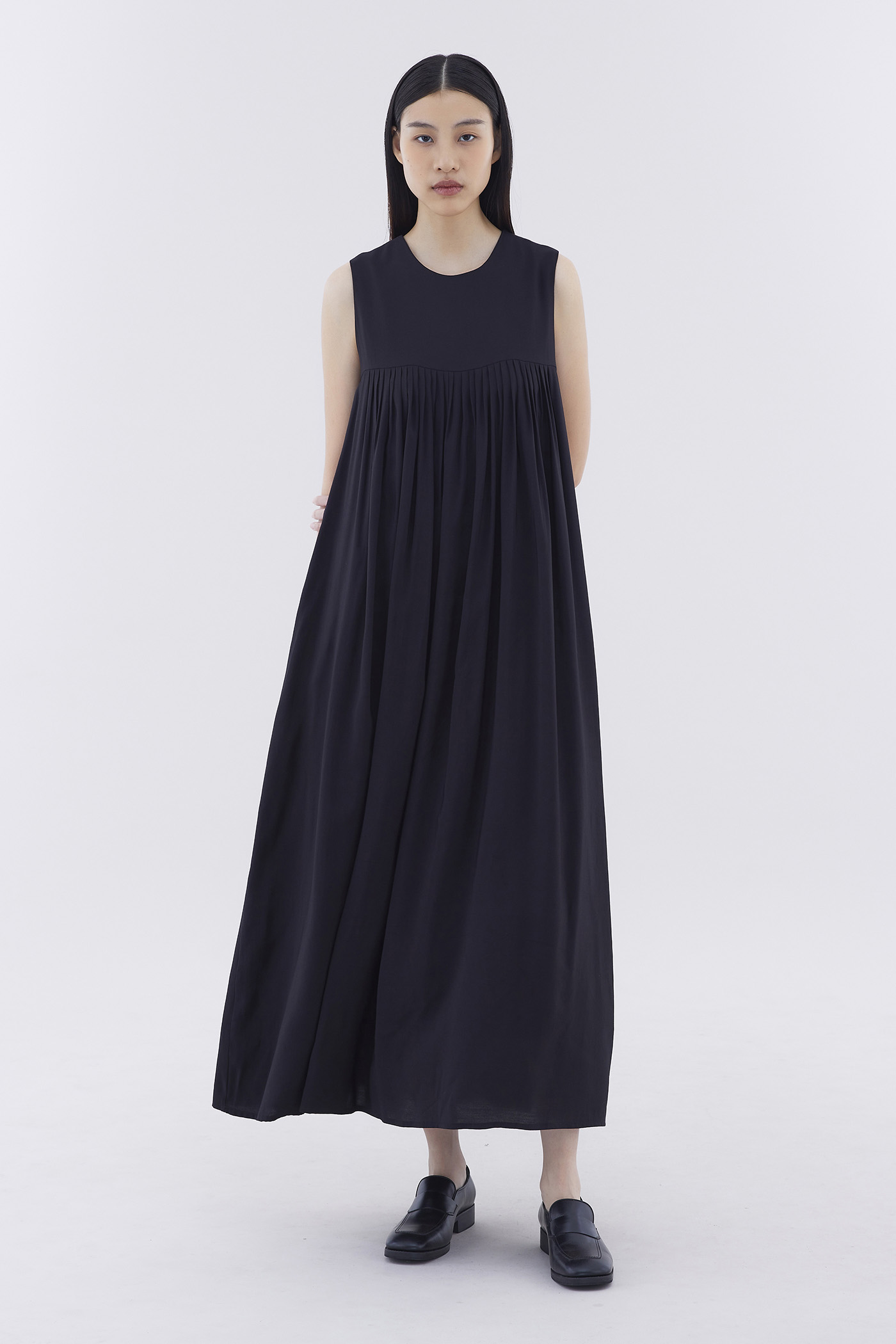 Rumiere Pleated Dress