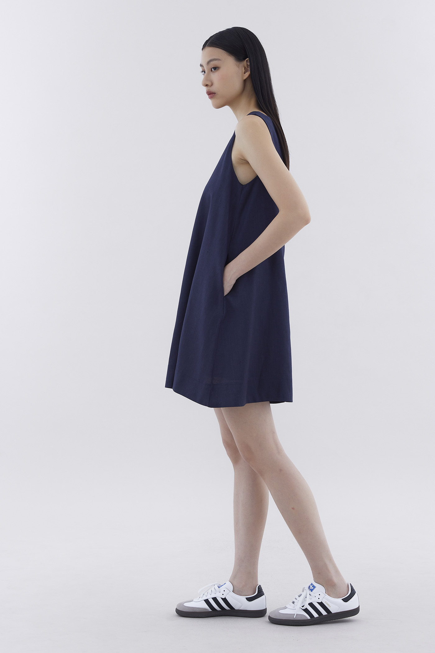 Myrah Linen Shift Dress