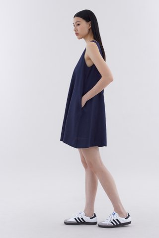 Myrah Linen Shift Dress