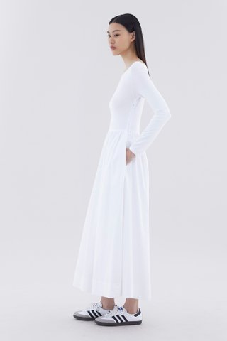 Lucharos Boat-Neck Maxi Dress