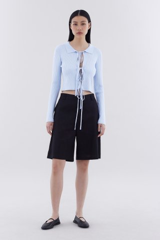 Daneve Tie-Front Top