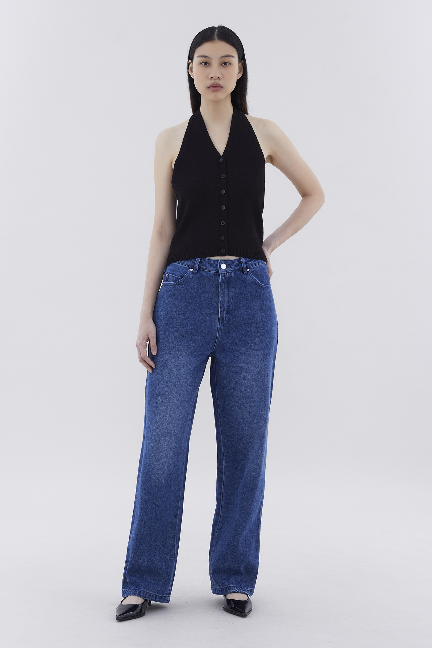 Berane High-Rise Denim Wide Jeans