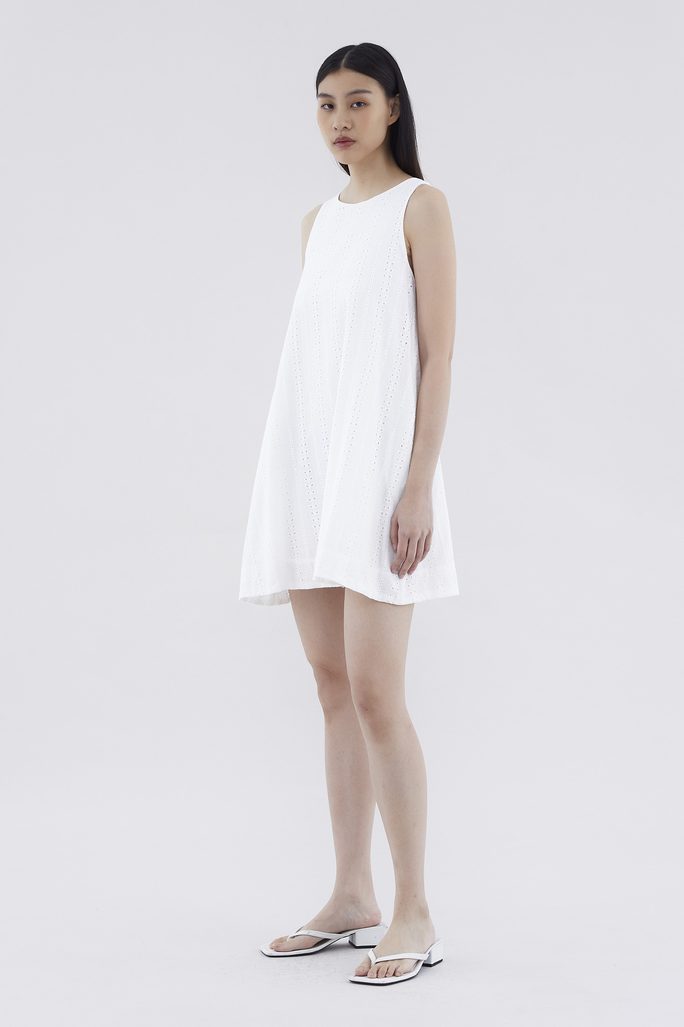 Herzal Broderie Shift Dress