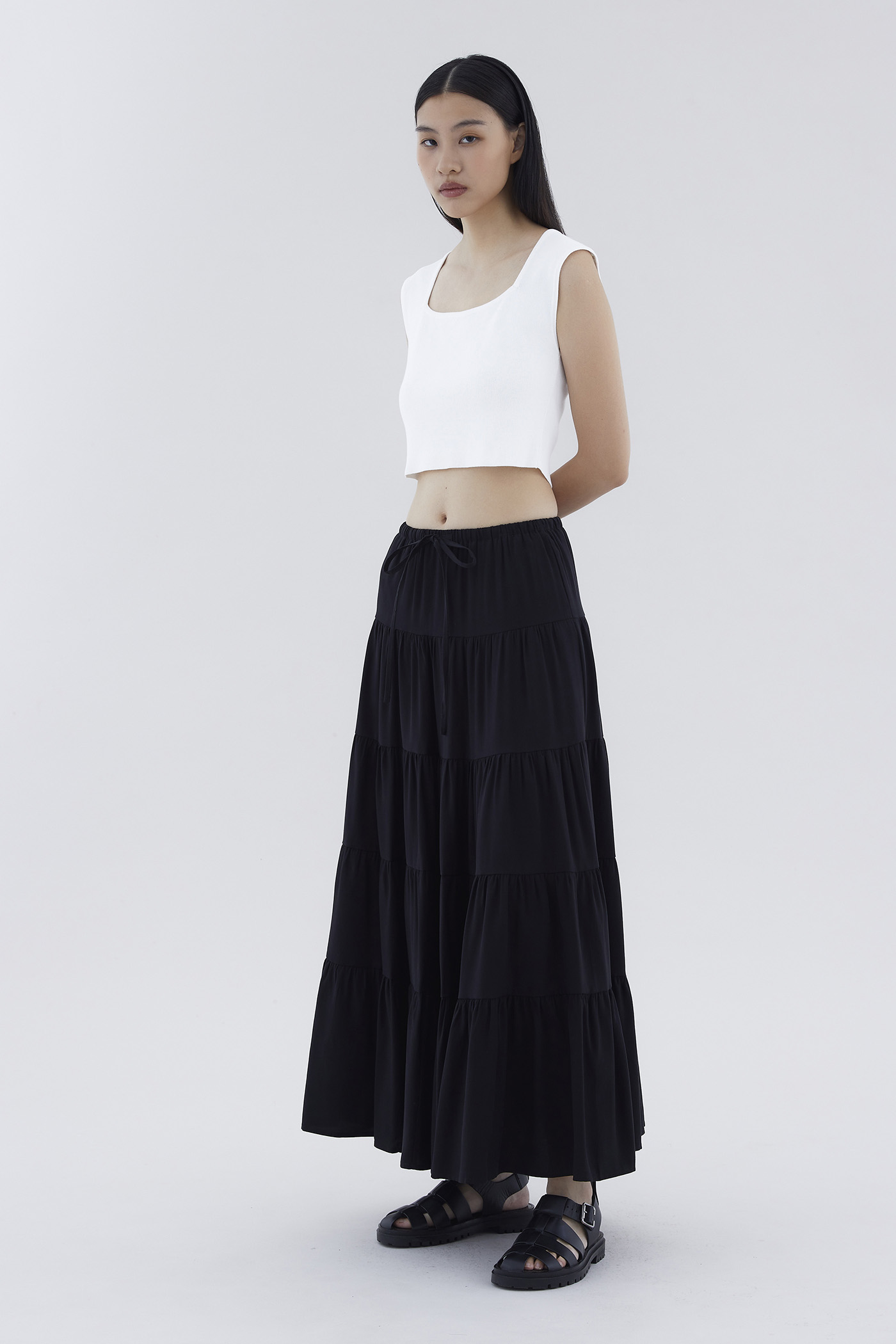 Garsha Tiered Skirt