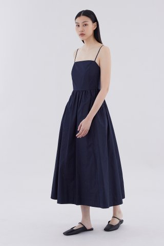 Richo Square-Neck Dress