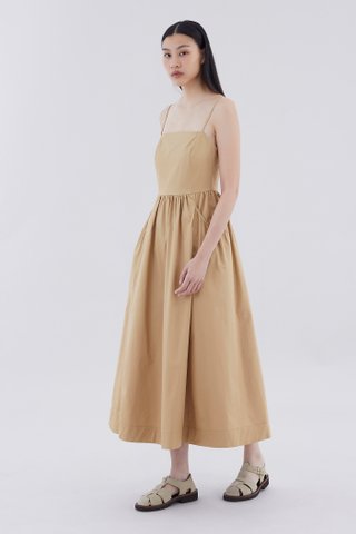 Richo Square-Neck Dress