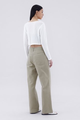 Tolly Tie-Front Crop Cardigan