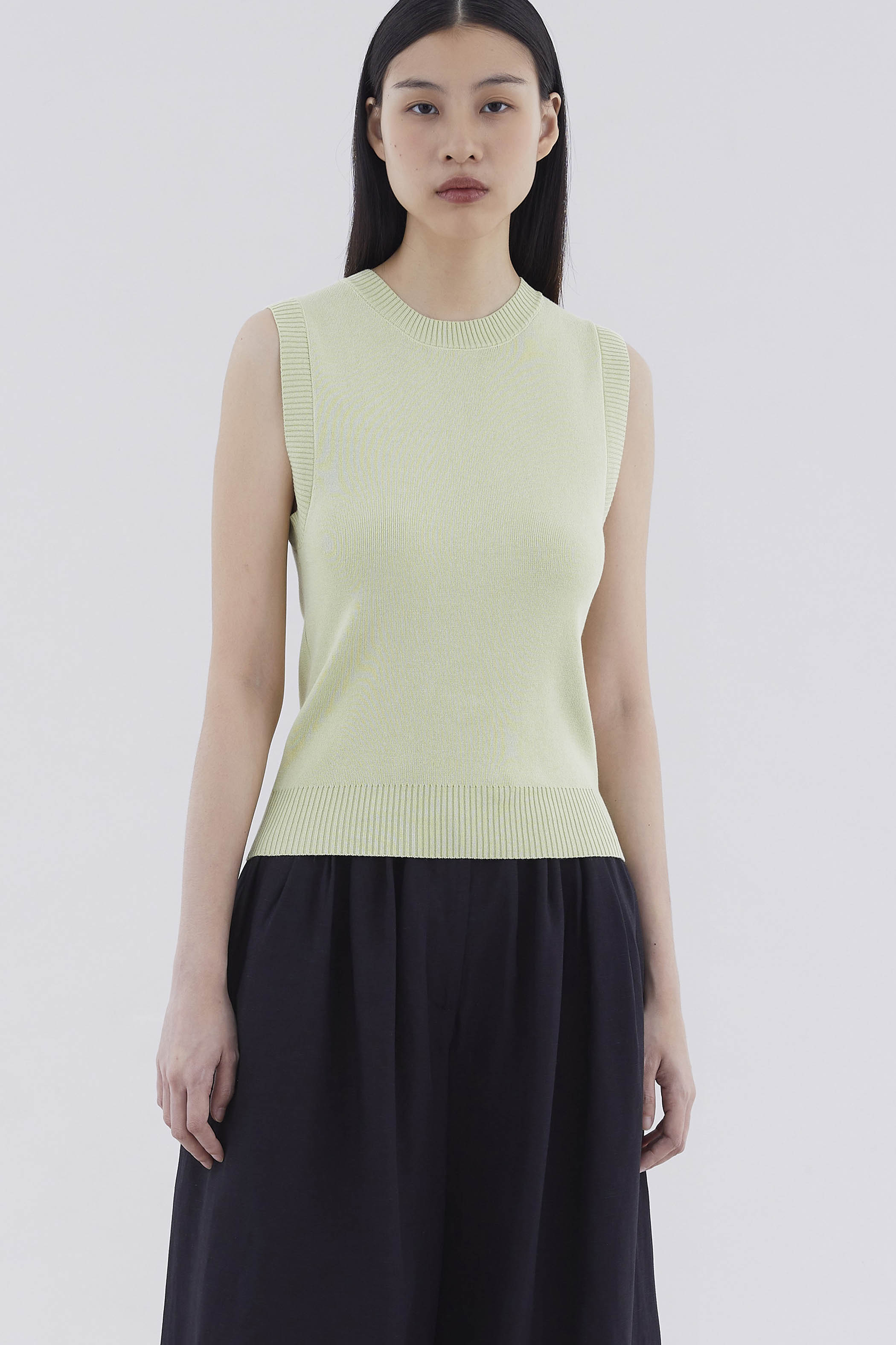 Joria Round Neck Knit Tank