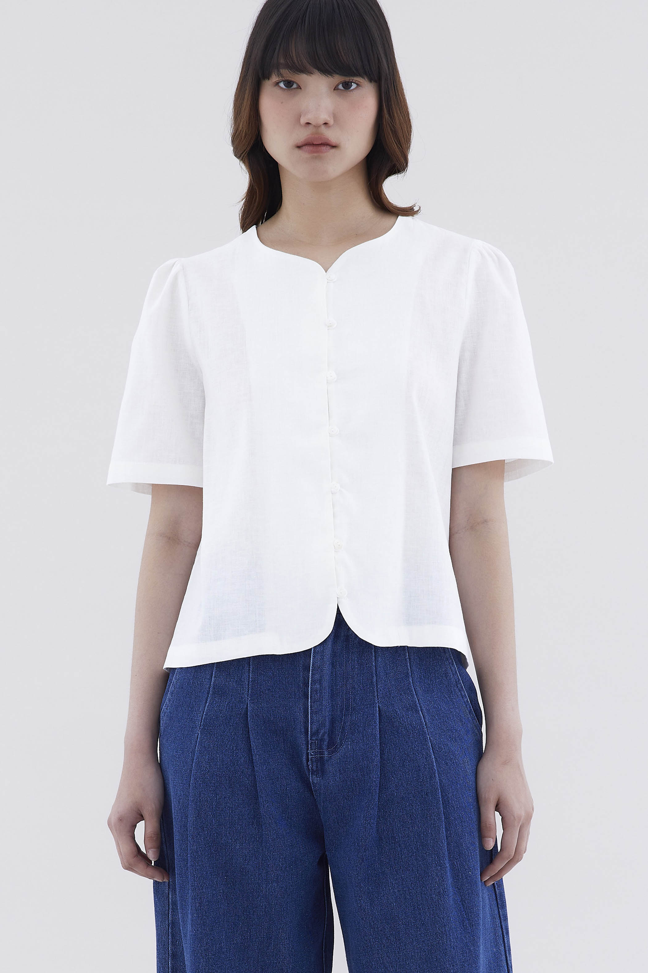 Idalyn Button-Down Top