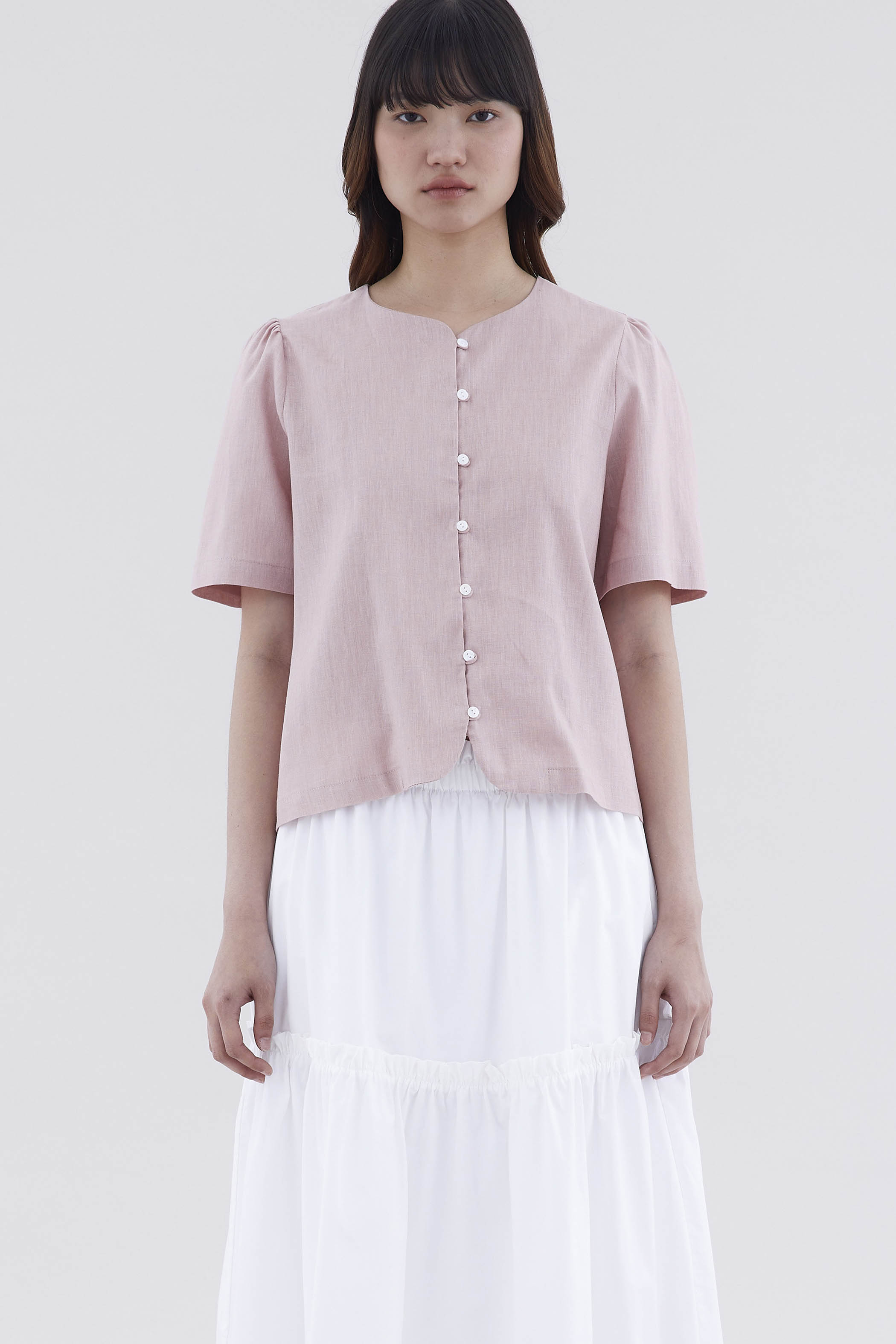 Idalyn Button-Down Top