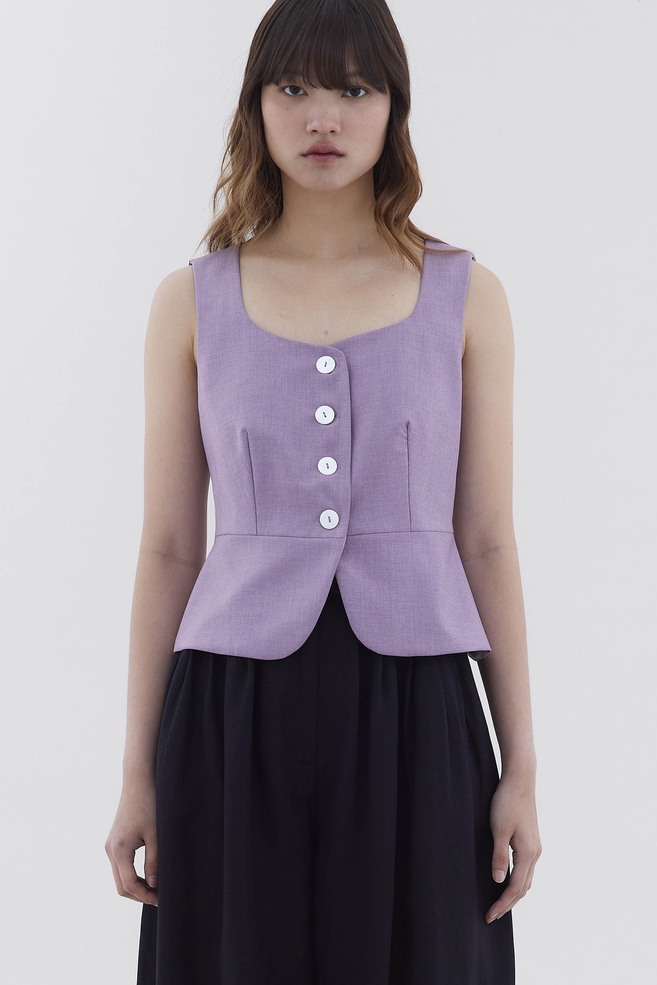 Paely Open-Slit Top