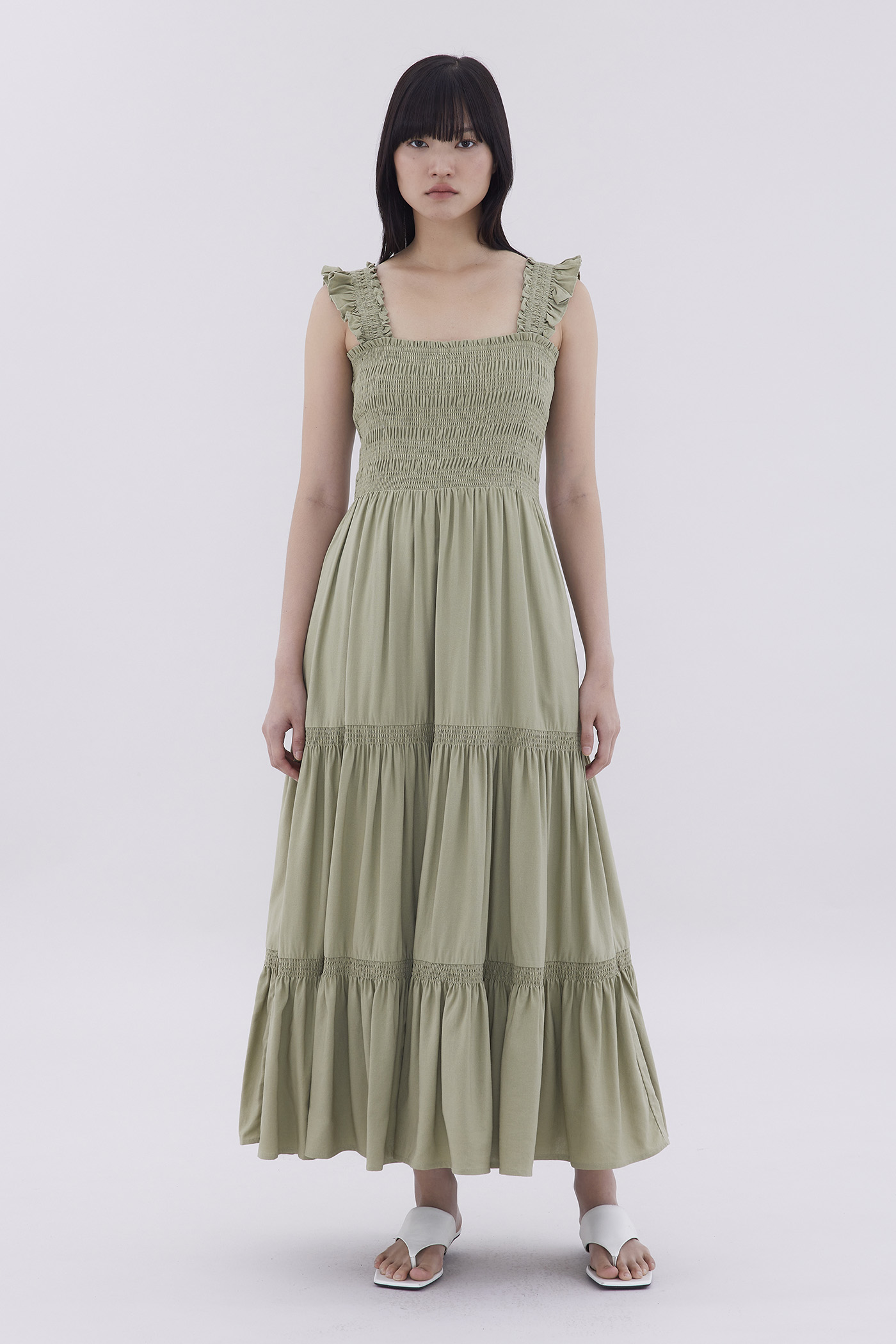 Finela Smock Tiered Dress