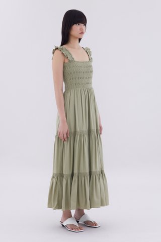 Finela Smock Tiered Dress