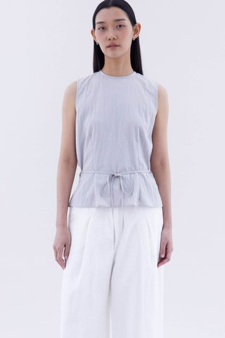 Meagan Open-Back Drape Top