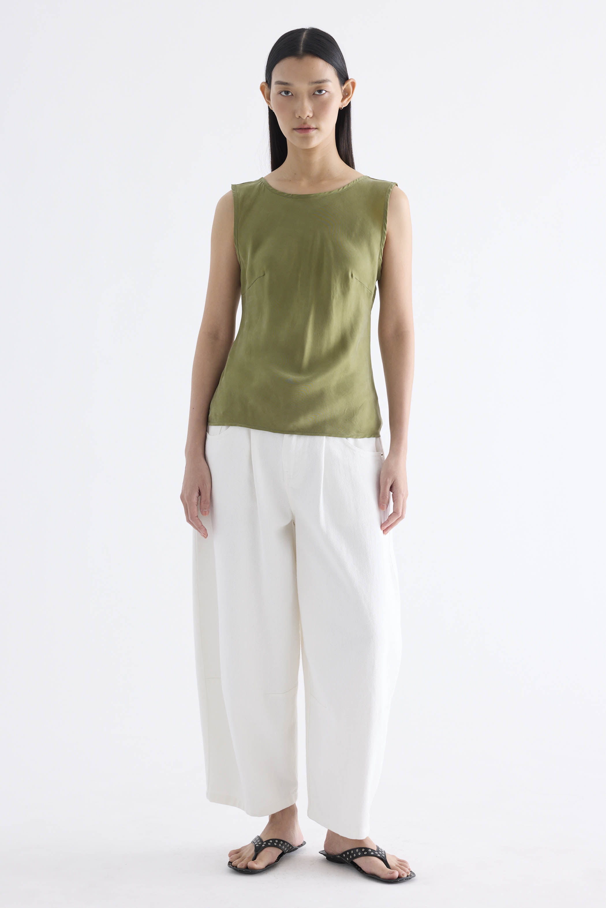 Hester Bias-Cut Top