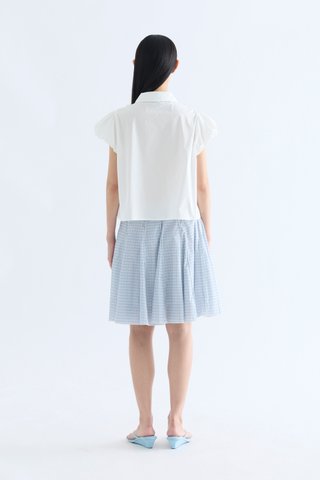 Sandy Petal Sleeve Blouse