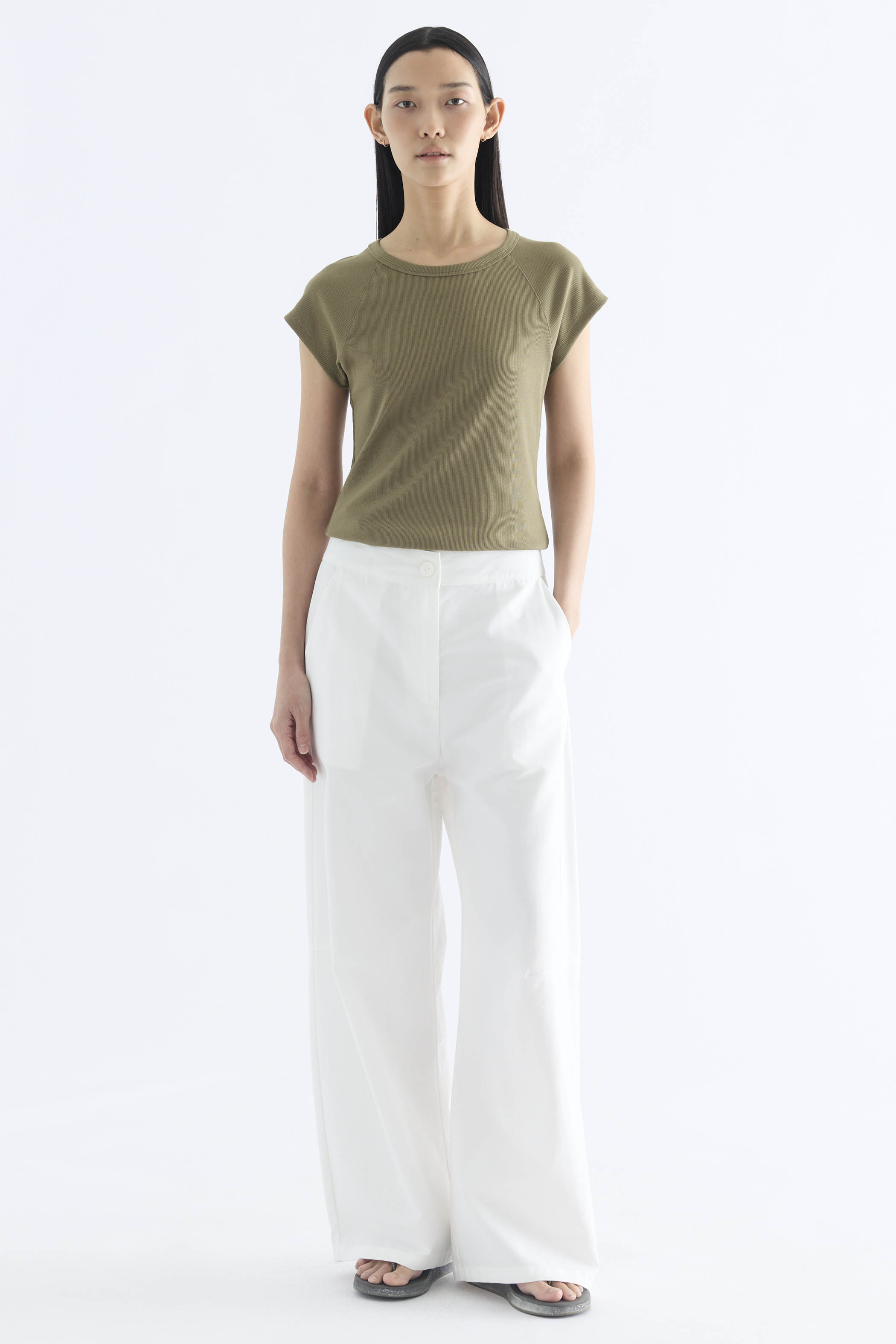 Erin Mid-Rise Wide Leg Pants